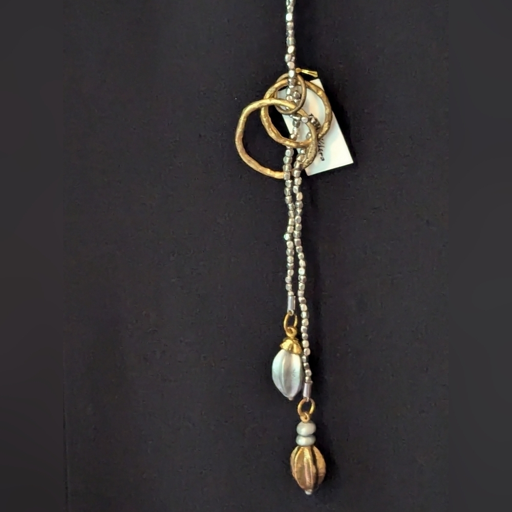 NWT Vance Kitira Necklace gold tone and silvertone. So beautiful. 21"
